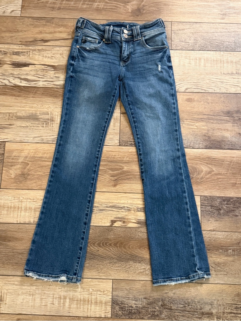 KanCan™ Women’s High Rise Double Button Bootcut Jean Medium Wash Size 26/3